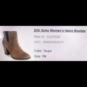 ZigiSoho booties Size 7